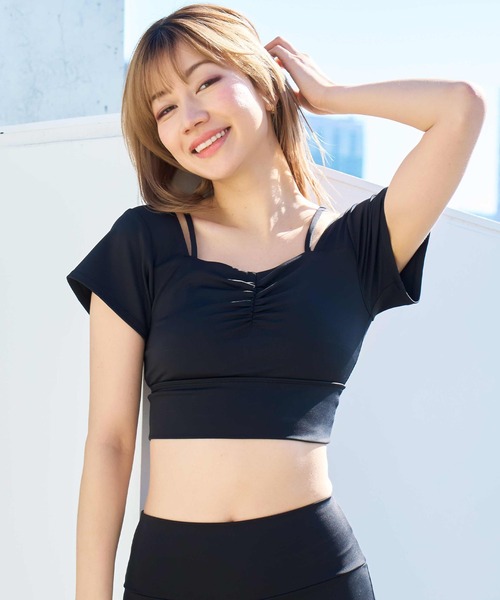 ムラサキスポーツ限定】LIP SERVICE/リップサービス スクエアネック