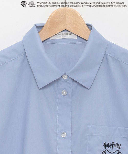pom ponette junior（ポンポネットジュニア）の「【Harry Potter】シャツ+ネクタイセット（シャツ/ブラウス・キッズ・ホワイト/ブルー・S/M/L/LL）」の7枚目の写真