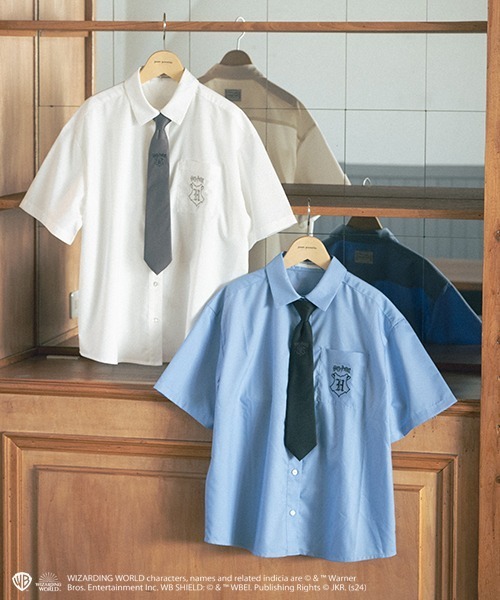 pom ponette junior（ポンポネットジュニア）の「【Harry Potter】シャツ+ネクタイセット（シャツ/ブラウス・キッズ・ホワイト/ブルー・S/M/L/LL）」の16枚目の写真