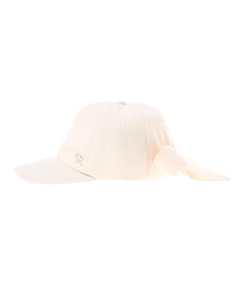 INGNI（イング）の「リボンキャップ（キャップ・レディース・ブラック/オフホワイト/ピンク・ONE SIZE）」の5枚目の写真