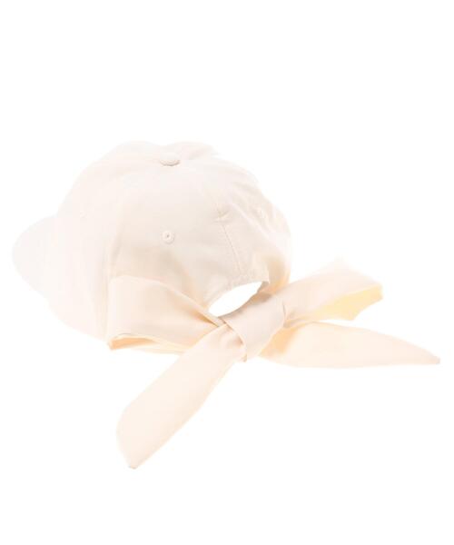 INGNI（イング）の「リボンキャップ（キャップ・レディース・ブラック/オフホワイト/ピンク・ONE SIZE）」の6枚目の写真