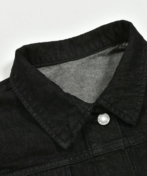 ZIDDY(ジディ)の「【 ニコ☆プチ 掲載 】裾フリンジデニムジャケット(130~160cm)(デニムジャケット・キッズ・ネイビー/ブラック・130cm/140cm/150cm/FREE)」の8枚目の写真