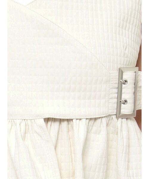 jouetie（ジュエティ）の「ベルトチュニックビスチェ（キャミソール・レディース・オフホワイト/レッド/ブラック・MEDIUM）」の18枚目の写真