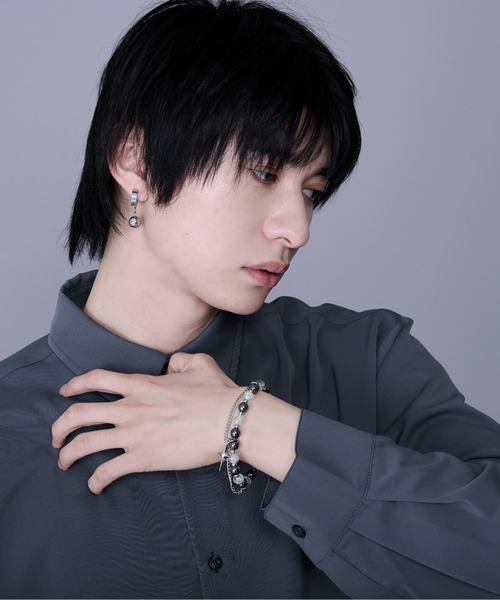 Ellno Loset（エルノロゼット）の「モチーフボールブレスレット（ブレスレット・メンズ・シルバー・FREE）」の2枚目の写真