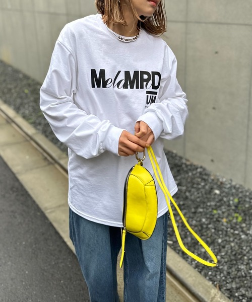 mi via loca（ミヴィアロカ）の「GILDAN メランポジウムロゴロンT 【PT NO. MVL028 ※2A】（Tシャツ/カットソー・レディース・オフホワイト/ナチュラル/ブラック/ベージュ・MEDIUM/X-LARGE）」の15枚目の写真