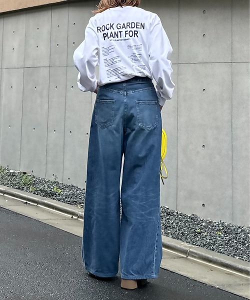 mi via loca（ミヴィアロカ）の「GILDAN メランポジウムロゴロンT 【PT NO. MVL028 ※2A】（Tシャツ/カットソー・レディース・オフホワイト/ナチュラル/ブラック/ベージュ・MEDIUM/X-LARGE）」の18枚目の写真