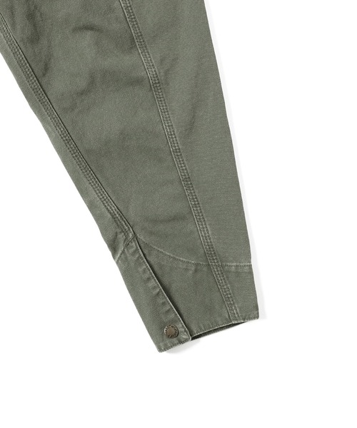 thisisneverthat(ディスイズネバーザット)の「Washed Carpenter Jacket(ブルゾン・メンズ・オレンジ/カーキ系/オリーブドラブ・L/M/S/XL)」の8枚目の写真