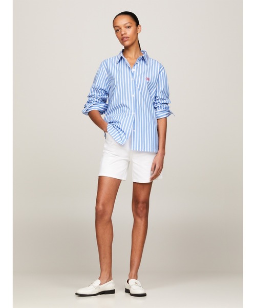 ストライプイージーフィットシャツ TOMMY HILFIGER（トミーヒルフィガー）の「ストライプイージー