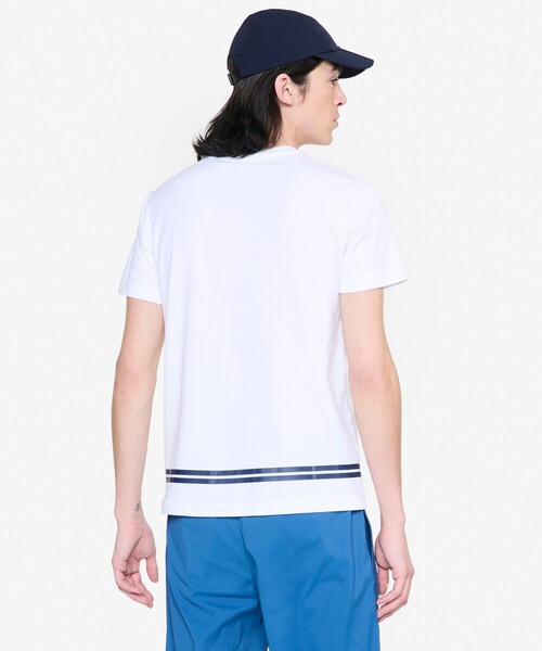 AIGLE(エーグル)の「UVカット 吸水速乾 ダブルバンドクルーネック 半袖Tシャツ(Tシャツ/カットソー・メンズ・ホワイト/ブルー/レッド/ネイビー・M/S/XL/L)」の13枚目の写真