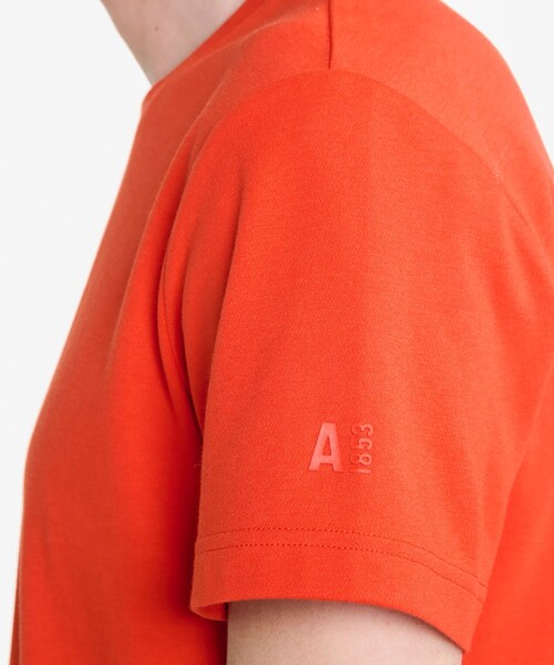 AIGLE(エーグル)の「UVカット 吸水速乾 ダブルバンドクルーネック 半袖Tシャツ(Tシャツ/カットソー・メンズ・ホワイト/ブルー/レッド/ネイビー・M/S/XL/L)」の10枚目の写真
