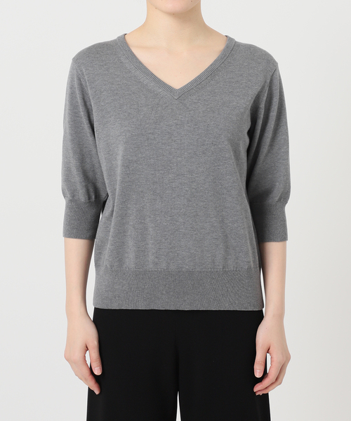 Deuxieme Classe beauty Vプル オーバーニット Beauty V プルオーバー(ニット/セーター)|Deuxieme Classe