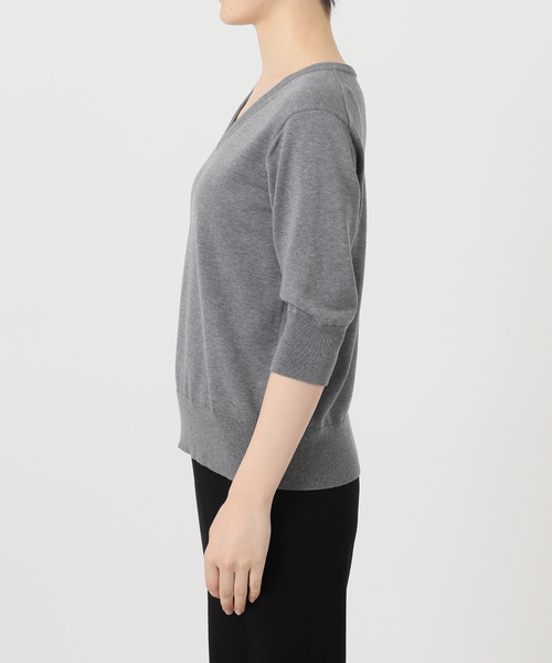 Deuxieme Classe beauty Vプル　オーバーニット Deuxieme Classe ニット *Beauty V プルオーバー レディース