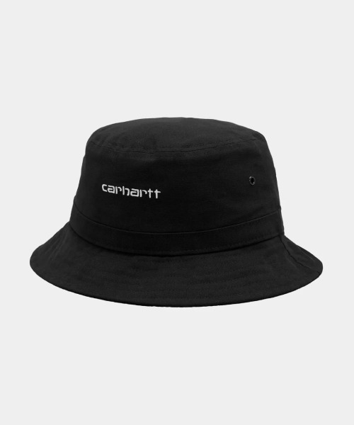 Carhartt（カーハート）の「carhartt SCRIPT BUCKET HAT（ハット・メンズ・ブラック・ML）」の4枚目の写真
