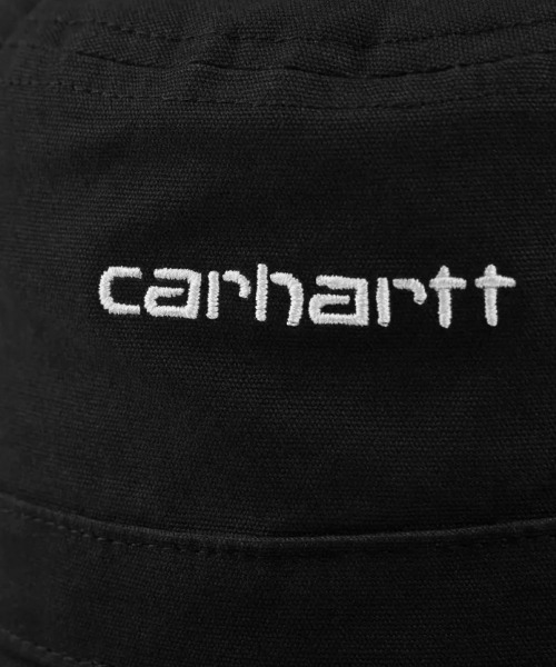 Carhartt（カーハート）の「carhartt SCRIPT BUCKET HAT（ハット・メンズ・ブラック・ML）」の2枚目の写真