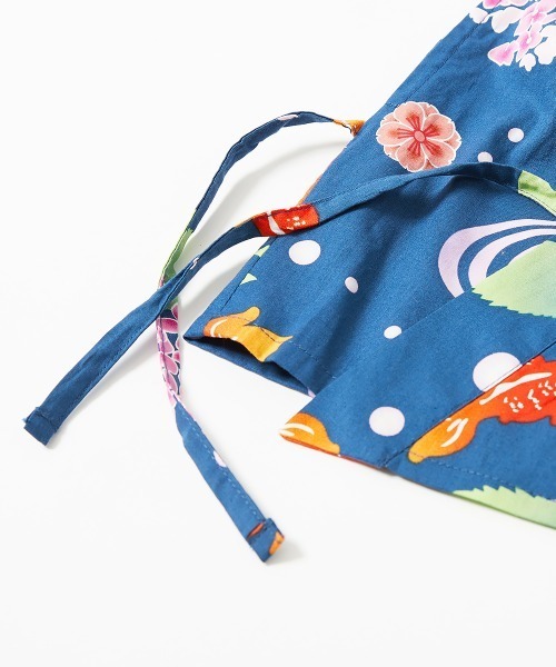 devirock（デビロック）の「ワンピースにもなる セパレート浴衣 帯2本　4点セット（浴衣・キッズ・その他5/その他3/その他2/その他1/その他11/その他10/その他8/その他9/その他7/その他4/その他6/レッド系/ホワイト系1/ネイビー系2/ネイビー系1/パープル系1/イエロー系1/ピンク系1/ブルー系1・90cm/110cm/100cm/160cm/150cm/140cm/130cm/120cm）」の22枚目の写真