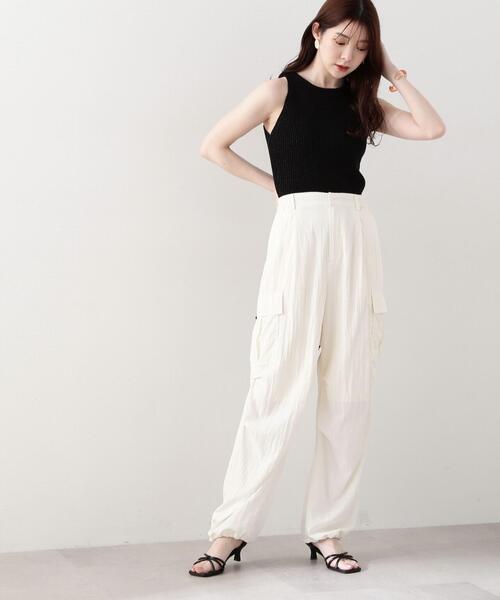 PROPORTION BODY DRESSING（プロポーションボディドレッシング）の「パラシュートパンツ / 1214130404（その他パンツ・レディース・カーキ/ホワイト系その他・SMALL/MEDIUM）」の8枚目の写真