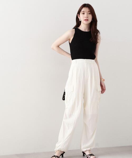 PROPORTION BODY DRESSING（プロポーションボディドレッシング）の「パラシュートパンツ / 1214130404（その他パンツ・レディース・カーキ/ホワイト系その他・SMALL/MEDIUM）」の9枚目の写真