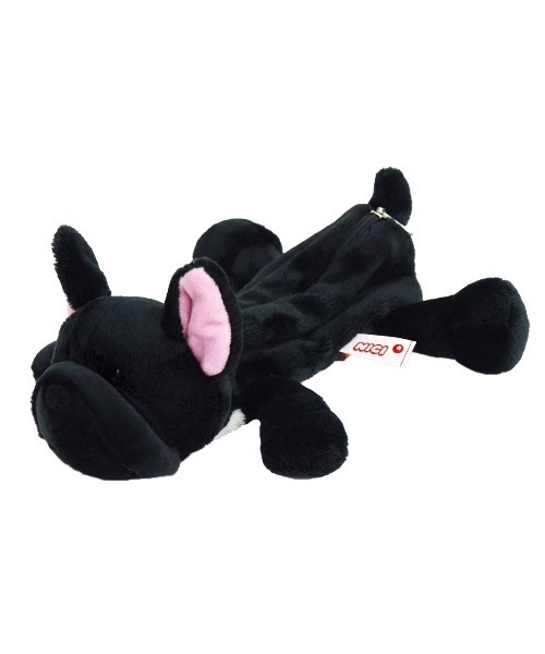 NICI/フィギュアポーチ フレンチブルドッグ フワフワ ペンケース