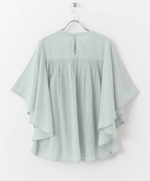URBAN RESEARCH Sonny Label（アーバンリサーチサニーレーベル）の「ピンタックレースバタフライスリーブブラウス（シャツ/ブラウス・レディース・ミント/レモンイエロー/ブラック・FREE）」の13枚目の写真