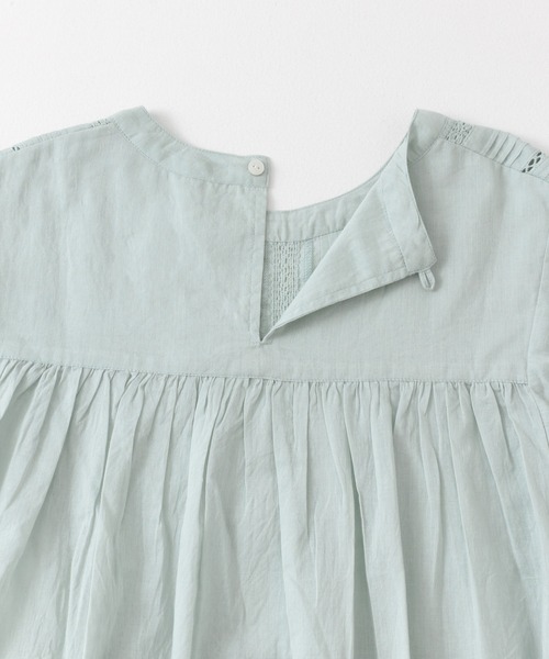 URBAN RESEARCH Sonny Label（アーバンリサーチサニーレーベル）の「ピンタックレースバタフライスリーブブラウス（シャツ/ブラウス・レディース・ミント/レモンイエロー/ブラック・FREE）」の4枚目の写真