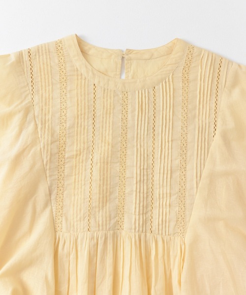 URBAN RESEARCH Sonny Label（アーバンリサーチサニーレーベル）の「ピンタックレースバタフライスリーブブラウス（シャツ/ブラウス・レディース・ミント/レモンイエロー/ブラック・FREE）」の6枚目の写真