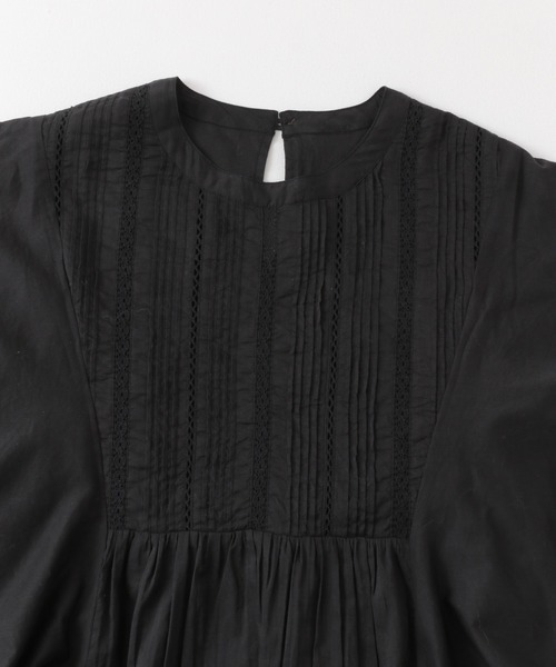URBAN RESEARCH Sonny Label（アーバンリサーチサニーレーベル）の「ピンタックレースバタフライスリーブブラウス（シャツ/ブラウス・レディース・ミント/レモンイエロー/ブラック・FREE）」の7枚目の写真
