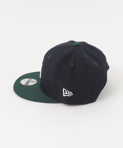 NEW ERA（ニューエラ）の「＜NEW ERA＞ニューヨーク・ヤンキース ネイビー ダークグリーンバイザー / Youth 9FIFTY（キャップ・キッズ・ネイビー・FREE）」の5枚目の写真
