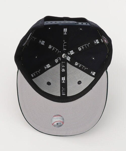 NEW ERA（ニューエラ）の「＜NEW ERA＞ニューヨーク・ヤンキース ネイビー ダークグリーンバイザー / Youth 9FIFTY（キャップ・キッズ・ネイビー・FREE）」の8枚目の写真