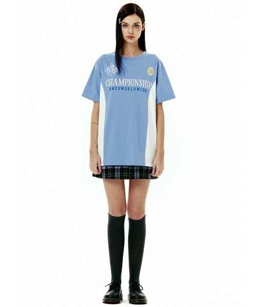 AMESWORLDWIDE(アメスワールドワイド)の「A'GEM/9 × .kom 『AMESWORLDWIDE/アメスワールドワイド』 CHAMPIONSHIP TEE/チャンピオンシップ Tシャツ(Tシャツ/カットソー・メンズ・チャコールグレー/ホワイト/ブルー・M/L)」の19枚目の写真