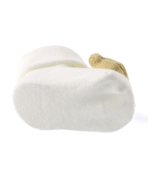 BRANSHES（ブランシェス）の「【ベビー】マスコット付き足型ソックス（ソックス/靴下・キッズ・アイボリー/ピンク・11-13cm/9-11cm）」の7枚目の写真