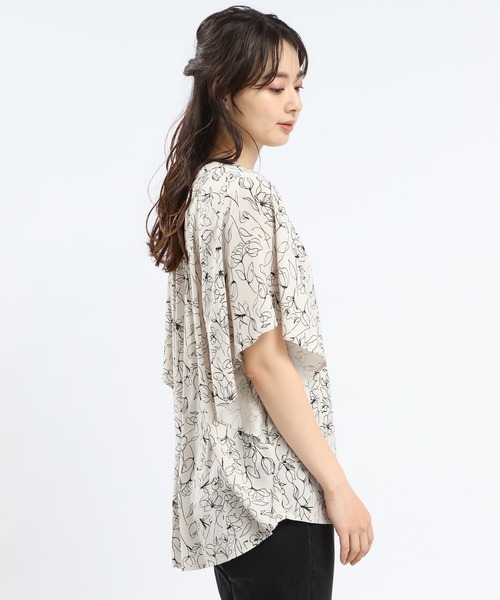 GLOBAL WORK Smile Seed Store（グローバルワーク スマイルシードストア）の「レーヨンスキッパーフレアブラウス/176129（シャツ/ブラウス・レディース・ホワイト系その他3/ホワイト系その他2/ブルー系その他/ホワイト系その他/グレー系その他/ホワイト系その他4/ホワイト系その他5/ブルー系その他2/チェック・SMALL/X-LARGE/LARGE/MEDIUM）」の16枚目の写真