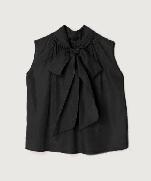 新品❤️完売　anuans アニュアンス シアーテーラードシャツ　ブラック シアーテーラードシャツ