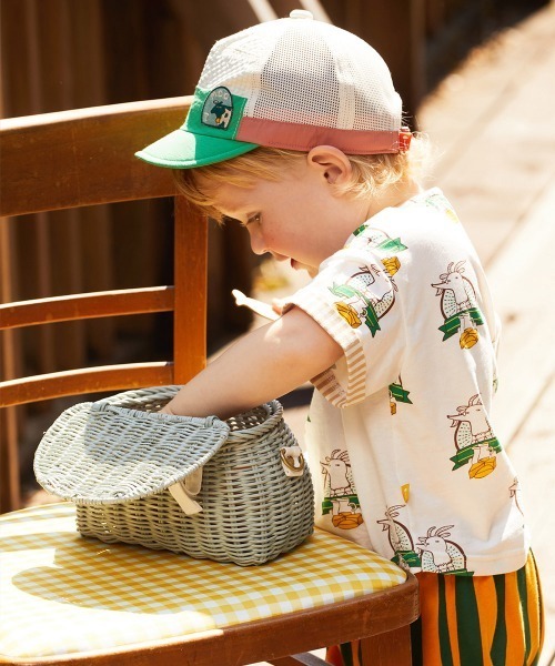 moimoln（モイモルン）の「カウキャップ（キャップ・キッズ・クリーム・46cm/48cm/50cm/52cm）」の3枚目の写真