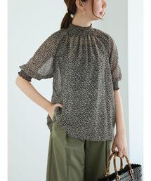 Te chichi | 柄アソートシャーリングスタンドブラウス(シャツ/ブラウス)
