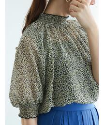 Te chichi | 柄アソートシャーリングスタンドブラウス(シャツ/ブラウス)