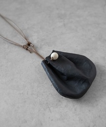 【 SENTI 】3017 Dyneema Leather DRAWSTRING BAG_SS