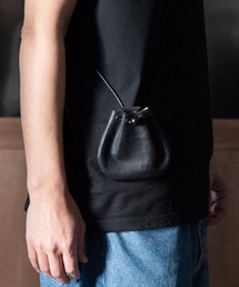 WALK IN CLOSET | 【 SENTI 】3017 Dyneema Leather DRAWSTRING BAG_SS(ショルダーバッグ)