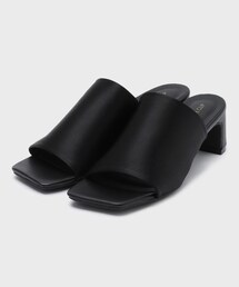 OPAQUE.CLIP | ストレッチサテンミュールサンダル(サンダル)