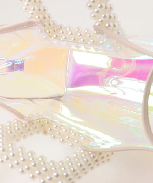 WILLSELECTION（ウィルセレクション）の「パールハンドルオーロラバッグ（ショルダーバッグ・レディース・オフホワイト・FREE）」の4枚目の写真