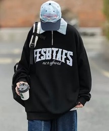 ROOPTOKYO | カレッジロゴハーフジップスウェット(スウェット)