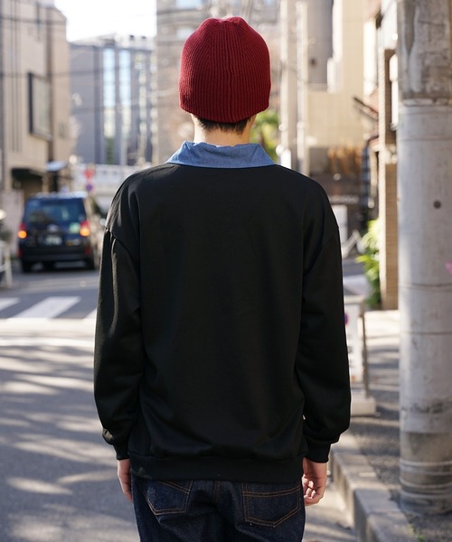 ROOPTOKYO（ループトウキョウ）の「カレッジロゴハーフジップスウェット（スウェット・メンズ・ブラック/ブラウン/アッシュ・L/XL/M）」の20枚目の写真