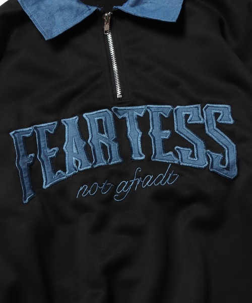 ROOPTOKYO（ループトウキョウ）の「カレッジロゴハーフジップスウェット（スウェット・メンズ・ブラック/ブラウン/アッシュ・L/XL/M）」の5枚目の写真