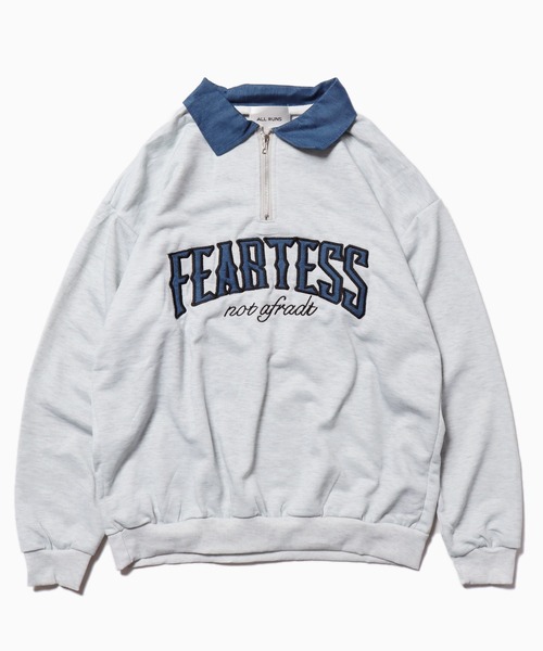 ROOPTOKYO（ループトウキョウ）の「カレッジロゴハーフジップスウェット（スウェット・メンズ・ブラック/ブラウン/アッシュ・L/XL/M）」の12枚目の写真