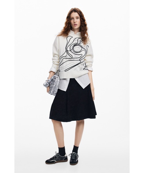 MONTPELLIERLACROIX ヘビーゲージプルオーバー（ニット/セーター）｜Desigual（デシグアル）