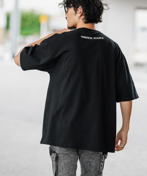 SIDEWAY STANCE（サイドウェイスタンス）の「【SIDEWAY STANCE】オリジナル ミリタリー プリント 半袖Tシャツ（Tシャツ/カットソー・メンズ・ホワイト系1/ブルー/ホワイト系/ブラック/カーキ系/ブラック系/グレー系1/ブラック系1/ホワイト・X-LARGE/LARGE/MEDIUM/SMALL）」の14枚目の写真