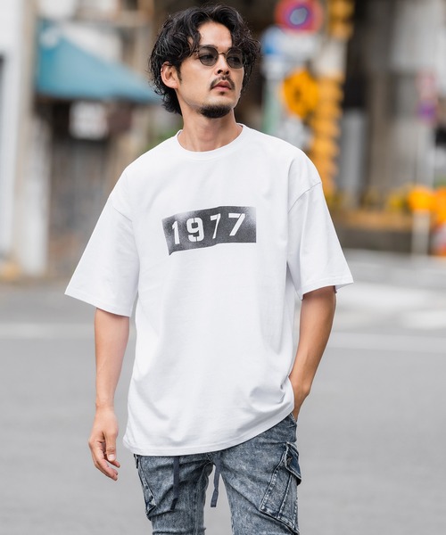 SIDEWAY STANCE（サイドウェイスタンス）の「【SIDEWAY STANCE】オリジナル ミリタリー プリント 半袖Tシャツ（Tシャツ/カットソー・メンズ・ホワイト系1/ブルー/ホワイト系/ブラック/カーキ系/ブラック系/グレー系1/ブラック系1/ホワイト・X-LARGE/LARGE/MEDIUM/SMALL）」の10枚目の写真