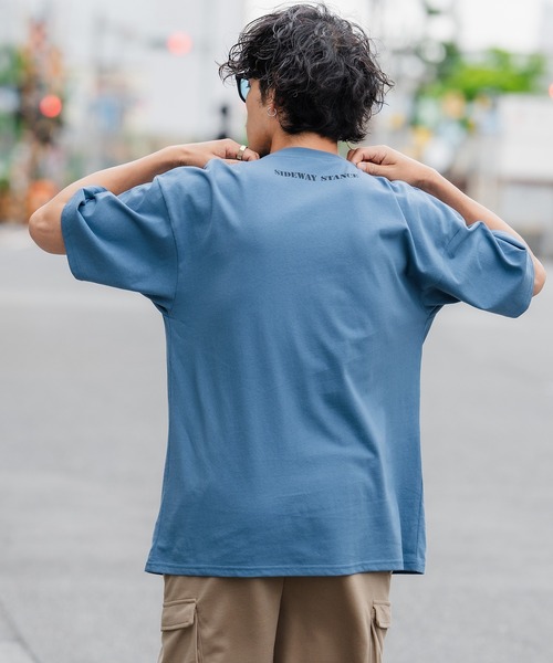 SIDEWAY STANCE（サイドウェイスタンス）の「【SIDEWAY STANCE】オリジナル ミリタリー プリント 半袖Tシャツ（Tシャツ/カットソー・メンズ・ホワイト系1/ブルー/ホワイト系/ブラック/カーキ系/ブラック系/グレー系1/ブラック系1/ホワイト・X-LARGE/LARGE/MEDIUM/SMALL）」の17枚目の写真