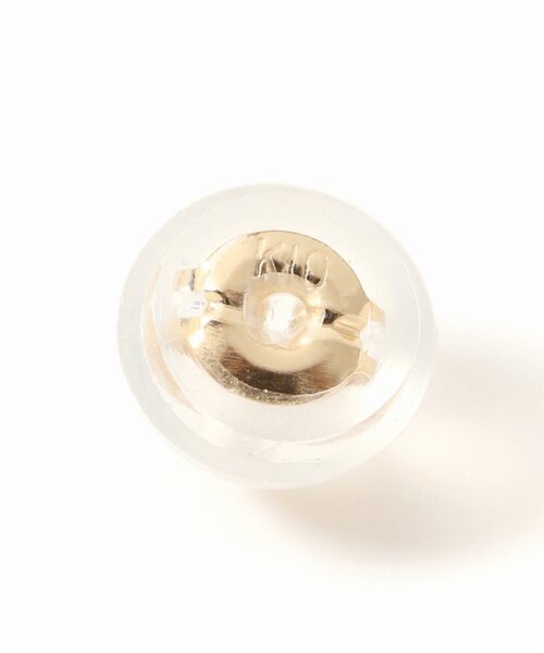 Lilas(リラ)の「オニキス8mmカップボールピアス K10(両耳)(ピアス(両耳用)・レディース・ゴールド・FREE)」の11枚目の写真
