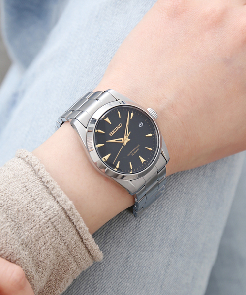 IENA（イエナ）の「《WEB限定/追加4》SEIKO Exclusive HIROB*IENA(black)（アナログ腕時計・レディース・シルバー・FREE）」の2枚目の写真
