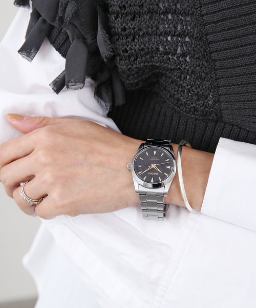 IENA（イエナ）の「《WEB限定/追加4》SEIKO Exclusive HIROB*IENA(black)（アナログ腕時計・レディース・シルバー・FREE）」の7枚目の写真